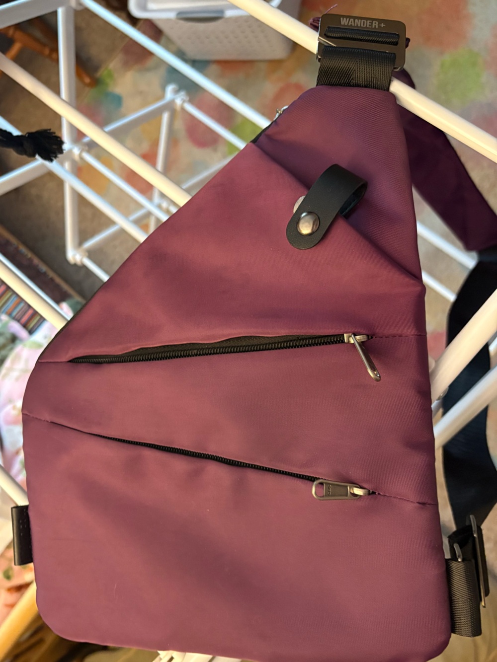 Wander+ Plum Purple Sling Belt Bag